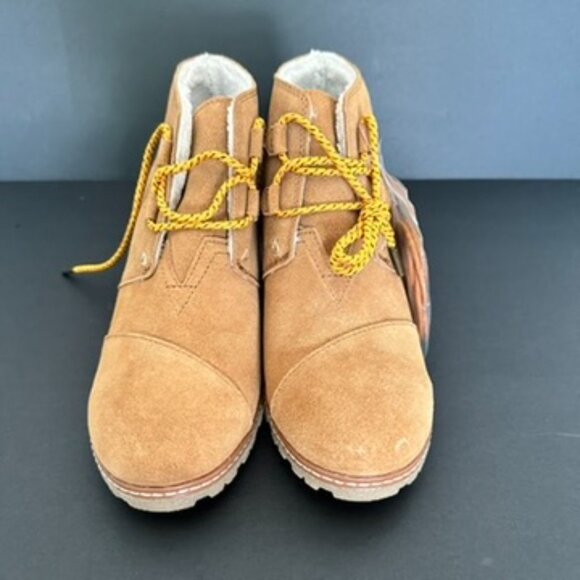 Toms Desert Wedge Booties Size 9.5 - Picture 2 of 9